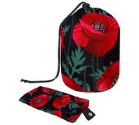 Eslifey Borsa da viaggio per cosmetici, borsa per il trucco, borsa multifunzionale per articoli da toeletta con tasca rotonda per riporre oggetti, acchiappasogni magico galassia, Multicolore 3,