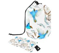 Eslifey Borsa da viaggio per cosmetici, borsa per il trucco, borsa multifunzionale per articoli da toeletta con tasca rotonda per riporre oggetti, acchiappasogni magico galassia, Multicolore 8.,