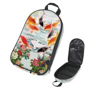 Eslifey Borsa da viaggio per utensili da cucina da campeggio, borsa da viaggio, borsa portatile con motivo ombrelli, per barbecue e campeggio, Multicolore 13, 14.7x8.74x2.17in/36x22.2x25.5cm