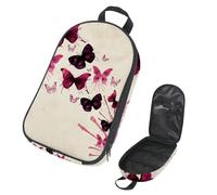 Eslifey Borsa da viaggio per utensili da cucina da campeggio, borsa da viaggio, borsa portatile per barbecue, kit da cucina con insetti e ali di animali, Multicolore 3, 14.7x8.74x2.17in/36x22.2x25.5cm