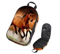 Eslifey Borsa da viaggio per utensili da cucina da campeggio, borsa da viaggio, castello e alberi, borsa portatile per barbecue, kit da cucina, Multicolore 3, 14.7x8.74x2.17in/36x22.2x25.5cm