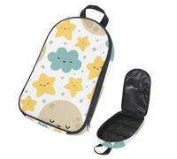 Eslifey Borsa da viaggio per utensili da cucina da campeggio, borsa da viaggio, castello e alberi, borsa portatile per barbecue, kit da cucina, Multicolore 7, 14.7x8.74x2.17in/36x22.2x25.5cm