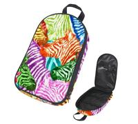 Eslifey Borsa da viaggio per utensili da cucina da campeggio, borsa da viaggio, con teschio di zucchero, cappello, caramelle, peperoni, borsa portatile per barbecue, kit da cucina, Multicolore 3