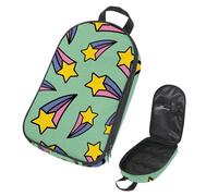 Eslifey Borsa da viaggio per utensili da cucina da campeggio, borsa da viaggio con zucche sorridenti a pois, borsa portatile per barbecue, kit da cucina, Multicolore 10., 14.7x8.74x2.17in