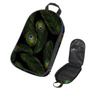 Eslifey Borsa da viaggio per utensili da cucina da campeggio, borsa da viaggio, elegante borsa portatile per barbecue da campeggio kit da cucina, Multicolore 13, 14.7x8.74x2.17in/36x22.2x25.5cm