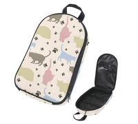 Eslifey Borsa da viaggio per utensili da cucina da campeggio, borsa da viaggio per moltiplicazione matematica, borsa portatile per barbecue, kit da cucina, Multicolore 7, 14.7x8.74x2.17in