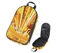 Eslifey Borsa da viaggio per utensili da cucina da campeggio, borsa portatile con palma gialla per barbecue, kit da cucina, Multicolore 1., 14.7x8.74x2.17in/36x22.2x25.5cm, Organizer per borse