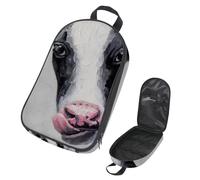 Eslifey Borsa da viaggio per utensili da cucina da campeggio, borsa portatile per pittura di mucca, per barbecue, campeggio, pentole, Multicolore 1., 14.7x8.74x2.17in/36x22.2x25.5cm, Organizer per