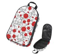 Eslifey Borsa da viaggio per utensili da cucina da campeggio, colori arcobaleno, borsa portatile per barbecue, kit da cucina, Multicolore 9, 14.7x8.74x2.17in/36x22.2x25.5cm, Organizer per borse