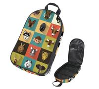 Eslifey Borsa da viaggio per utensili da cucina da campeggio, con motivo alieno, portatile, per barbecue, campeggio, pentole, Multicolore 3, 14.7x8.74x2.17in/36x22.2x25.5cm, Organizer per borse