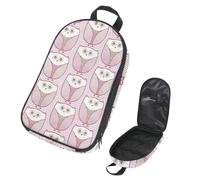 Eslifey Borsa da viaggio per utensili da cucina da campeggio, con stampa zebrata, borsa portatile per barbecue, kit da cucina, Multicolore 4., 14.7x8.74x2.17in/36x22.2x25.5cm, Organizer per borse