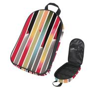 Eslifey Borsa da viaggio per utensili da cucina da campeggio, con stampa zebrata, borsa portatile per barbecue, kit da cucina, Multicolore 12., 14.7x8.74x2.17in/36x22.2x25.5cm, Organizer per borse
