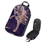 Eslifey Borsa da viaggio per utensili da cucina, da campeggio, con unicorni e luna, portatile, per barbecue, campeggio, pentole, Multicolore 2., 14.7x8.74x2.17in/36x22.2x25.5cm, Organizer per borse