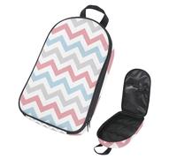 Eslifey Borsa da viaggio per utensili da cucina da campeggio, organizer da viaggio, cubi colorati astratti, borsa portatile per barbecue da campeggio kit da cucina, Multicolore 9, 14.7x8.74x2.17in