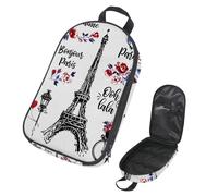 Eslifey Borsa organizer per utensili da cucina da campeggio, coppia romantica scheletrata, borsa portatile per barbecue, kit da cucina, Multicolore 14., 14.7x8.74x2.17in/36x22.2x25.5cm, Organizer per