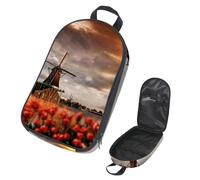 Eslifey Borsa organizer per utensili da cucina da campeggio, torre Eiffel, portatile, per barbecue, campeggio, pentole, Multicolore 14., 14.7x8.74x2.17in/36x22.2x25.5cm, Organizer per borse