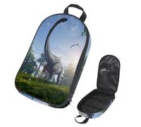 Eslifey Borsa organizer per utensili da cucina da campeggio, torre Eiffel, portatile, per barbecue, campeggio, pentole, Multicolore 3, 14.7x8.74x2.17in/36x22.2x25.5cm, Organizer per borse