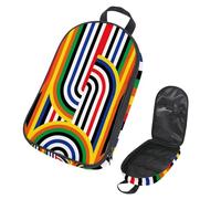 Eslifey Borsa organizer per utensili da cucina da viaggio, a lisca di pesce, con motivo impronta di zampa di cane e gatto, borsa portatile per barbecue, kit da cucina, Multicolore 5., 14.7x8.74x2.17in