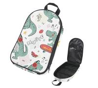 Eslifey Borsa organizer per utensili da cucina da viaggio, a lisca di pesce, con motivo impronta di zampa di cane e gatto, borsa portatile per barbecue, kit da cucina, Multicolore 8., 14.7x8.74x2.17in
