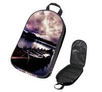 Eslifey Borsa organizer per utensili da cucina da viaggio, acchiappasogni, con piume, borsa portatile per barbecue, kit da cucina, Multicolore 3, 14.7x8.74x2.17in/36x22.2x25.5cm, Organizer per borse