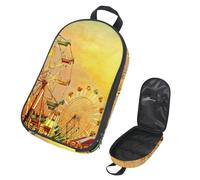 Eslifey Borsa organizer per utensili da cucina da viaggio, alla moda Love Paris Elements, borsa portatile per barbecue, kit da cucina, Multicolore 3, 14.7x8.74x2.17in/36x22.2x25.5cm, Organizer per