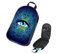 Eslifey Borsa organizer per utensili da cucina da viaggio, alla moda Love Paris Elements, borsa portatile per barbecue, kit da cucina, Multicolore 2., 14.7x8.74x2.17in/36x22.2x25.5cm, Organizer per