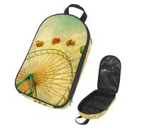 Eslifey Borsa organizer per utensili da cucina da viaggio, alla moda Love Paris Elements, borsa portatile per barbecue, kit da cucina, Multicolore 5., 14.7x8.74x2.17in/36x22.2x25.5cm, Organizer per