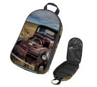 Eslifey Borsa organizer per utensili da cucina da viaggio, alla moda Love Paris Elements, borsa portatile per barbecue, kit da cucina, Multicolore 7, 14.7x8.74x2.17in/36x22.2x25.5cm, Organizer per