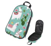 Eslifey Borsa organizer per utensili da cucina da viaggio, astratto, geometrico, zodiaco, costellazioni, luna, sputnik, portatile, per barbecue, campeggio, pentole e utensili da cucina, Multicolore 9