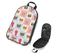 Eslifey Borsa organizer per utensili da cucina da viaggio, astratto, geometrico, zodiaco, costellazioni, luna, sputnik, portatile, per barbecue, campeggio, pentole e utensili da cucina, Multicolore 15