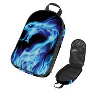 Eslifey Borsa organizer per utensili da cucina da viaggio, bella borsa portatile con tulipani floreali tramonto paesaggio, per barbecue, campeggio, pentole kit da cucina, Multicolore 8