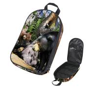 Eslifey Borsa organizer per utensili da cucina da viaggio, bella borsa portatile con tulipani floreali tramonto paesaggio, per barbecue, campeggio, pentole kit da cucina, Multicolore 9