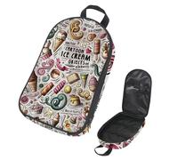 Eslifey Borsa organizer per utensili da cucina da viaggio, blu e bianco, motivo mandala floreale, portatile, per barbecue, campeggio, pentole e utensili da cucina, Multicolore 12., 14.7x8.74x2.17in