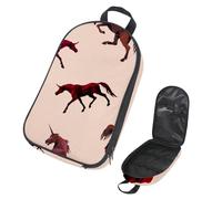 Eslifey Borsa organizer per utensili da cucina da viaggio, blu e bianco, motivo mandala floreale, portatile, per barbecue, campeggio, pentole e utensili da cucina, Multicolore 10., 14.7x8.74x2.17in