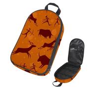 Eslifey Borsa organizer per utensili da cucina da viaggio, borsa portatile con motivo a panda per barbecue, kit da cucina, Multicolore 13, 14.7x8.74x2.17in/36x22.2x25.5cm, Organizer per borse