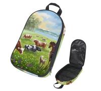 Eslifey Borsa organizer per utensili da cucina da viaggio, borsa portatile con motivo a panda per barbecue, kit da cucina, Multicolore 5., 14.7x8.74x2.17in/36x22.2x25.5cm, Organizer per borse