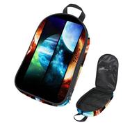 Eslifey Borsa organizer per utensili da cucina da viaggio, borsa portatile Crazy Dog per barbecue, kit da cucina da campeggio, Multicolore 4., 14.7x8.74x2.17in/36x22.2x25.5cm, Organizer per borse