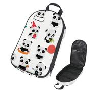 Eslifey Borsa organizer per utensili da cucina da viaggio, borsa portatile Pandas per barbecue, kit da cucina, Multicolore 1., 14.7x8.74x2.17in/36x22.2x25.5cm, Organizer per borse