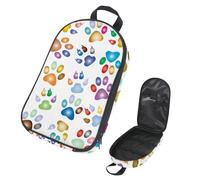Eslifey Borsa organizer per utensili da cucina da viaggio, borsa portatile Pandas per barbecue, kit da cucina, Multicolore 9, 14.7x8.74x2.17in/36x22.2x25.5cm, Organizer per borse