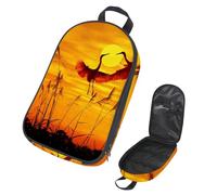 Eslifey Borsa organizer per utensili da cucina da viaggio, borsa portatile per barbecue, kit da cucina con leopardo animale della giungla, Multicolore 13, 14.7x8.74x2.17in/36x22.2x25.5cm, Organizer