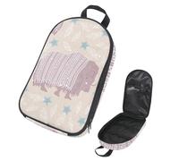 Eslifey Borsa organizer per utensili da cucina da viaggio, colorata, con squalo, stella, vita subacquea, borsa portatile per barbecue, campeggio, pentole, kit da cucina, Multicolore 4
