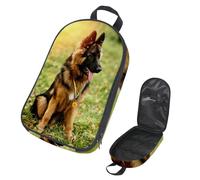 Eslifey Borsa organizer per utensili da cucina da viaggio, con delfino con luna, portatile, per barbecue, campeggio, pentole, Multicolore 15., 14.7x8.74x2.17in/36x22.2x25.5cm, Organizer per borse