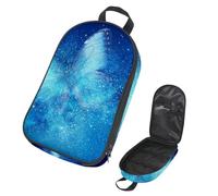 Eslifey Borsa organizer per utensili da cucina da viaggio, con delfino con luna, portatile, per barbecue, campeggio, pentole, Multicolore 10., 14.7x8.74x2.17in/36x22.2x25.5cm, Organizer per borse
