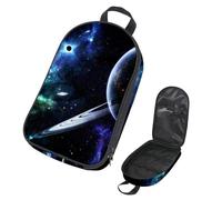 Eslifey Borsa organizer per utensili da cucina da viaggio, con fenicottero e uccelli, borsa portatile per barbecue, kit da cucina, Multicolore 13, 14.7x8.74x2.17in/36x22.2x25.5cm, Organizer per borse