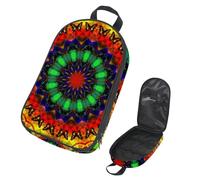 Eslifey Borsa organizer per utensili da cucina da viaggio, con fenicottero e uccelli, borsa portatile per barbecue, kit da cucina, Multicolore 2., 14.7x8.74x2.17in/36x22.2x25.5cm, Organizer per borse