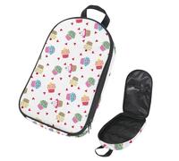 Eslifey Borsa organizer per utensili da cucina da viaggio, con fenicottero rosa, borsa portatile per barbecue, kit da cucina, Multicolore 6., 14.7x8.74x2.17in/36x22.2x25.5cm, Organizer per borse