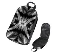 Eslifey Borsa organizer per utensili da cucina da viaggio, con girasoli su sfondo bianco e nero, borsa portatile per barbecue, kit da cucina, Multicolore 4., 14.7x8.74x2.17in/36x22.2x25.5cm, Organizer