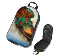 Eslifey Borsa organizer per utensili da cucina da viaggio, con gufo saggio, borsa portatile per barbecue, kit da cucina, Multicolore 9, 14.7x8.74x2.17in/36x22.2x25.5cm, Organizer per borse