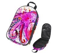 Eslifey Borsa organizer per utensili da cucina da viaggio, con gufo saggio, borsa portatile per barbecue, kit da cucina, Multicolore 8., 14.7x8.74x2.17in/36x22.2x25.5cm, Organizer per borse