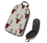 Eslifey Borsa organizer per utensili da cucina da viaggio, con illustrazioni di panda, alfabeto inglese, cartoni animati, borsa portatile per barbecue, campeggio, pentole, kit da cucina, Multicolore 4
